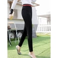 thumbnail image 6 of Black leggings, women's leggings, high waisted leggings, small leg pants, and long pants for outerwear, 6 of 17