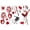 A1_Red 7.87x11.4in, variant on SMKE Halloween Wall Sticker Horror Blood Handprint Footprint Pvc Scary Decals Window Door Wall Haunted House Party Indoor Decor Creepy Bloody Handprint Footprint Decals Scary Window Wall Clings