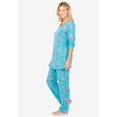 thumbnail image 3 of Avenue Women's Plus Size Body Three-Quarter Sleeve Pajama Set, 3 of 3