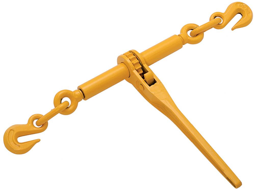 SccH51234152 5/16 In. to 3/8 In. Ratchet Chain Binder Yellow Lacquer
