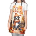 thumbnail image 2 of Happy Thanksgiving Bernese Mountain Dog Give Thanks Fall Beanie Scarf Welcome Apron Berner Lover Gifts for Cooking Grilling Baking Painting Gardening - 00020, 2 of 5
