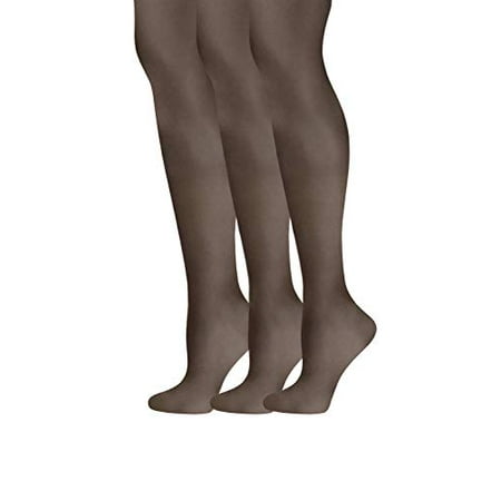 

Hanes Women`s Set of 3 Silk Reflections Lasting Sheer Control Top Pantyhose CD Jet Pack of 3