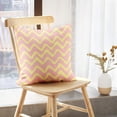 thumbnail image 5 of LALILO Throw Pillow Covers Chevron Zigzag Brush Strokes Grunge Cushion Cover 18" x 18", 4435 Pack, 5 of 6