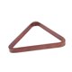 thumbnail image 5 of Estante triangular para bolas de billar, suministros para billar, juego para practicar en casa, recolector de bolas para interiores Marrón, 5 of 7