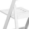 thumbnail image 3 of Flash Furniture Hercules Series White Resin Folding Chair, 3 of 9