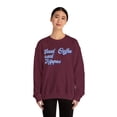 thumbnail image 4 of Hippo Hippopotamus Sweatshirt Gifts Crew Neck Shirt Long Sleeve Unisex, 4 of 7