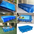 thumbnail image 7 of Rectangular Swimming Pool Cover Frame Pool Cover Family Garden Pool Cover Rainproof Dust Cover Waterproof Tarp, 7 of 7