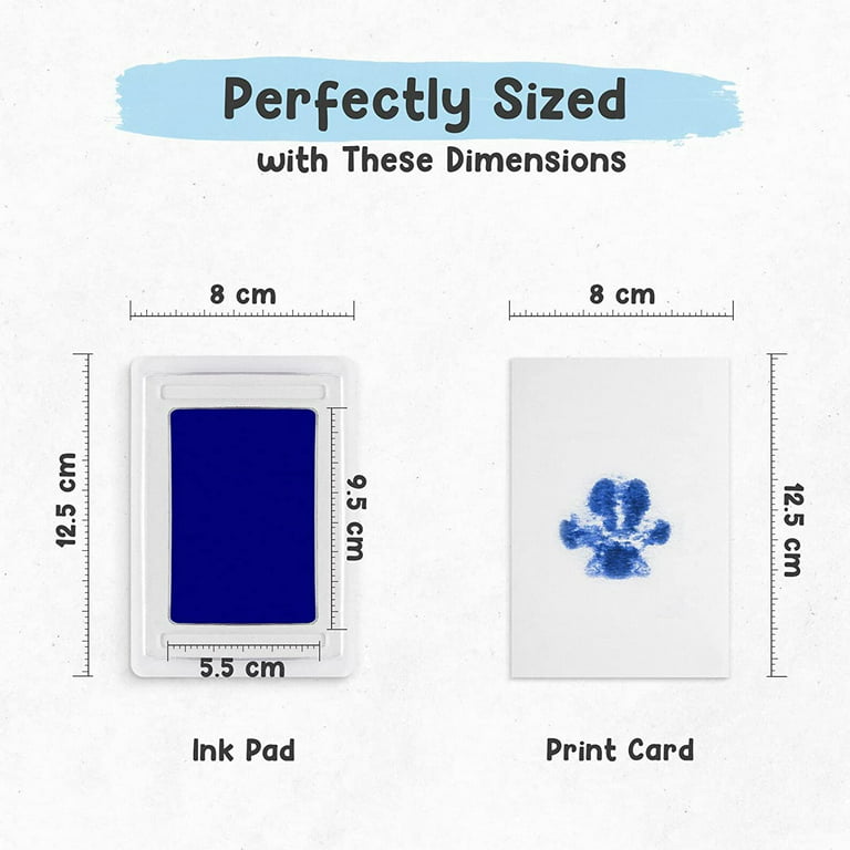 Inkless Paw Print Kit for Dogs | Pet Paw Print Impression Kit | Dog Ink Paw Print Kit | Pet Paw Print Kit | An Easy to Use Paw Print Stamp Pad for