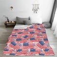 thumbnail image 5 of Sikiie America Flags Ultra-Soft Micro flannel Blanket Luxury All Seasons Warm Blanket for Bedding Sofa and Travel (4 sizes)-40"x30", 5 of 7