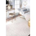 thumbnail image 2 of nuLOOM Rugs CB01-2608 Hand Woven Chunky Woolen Cable Rug_Off White_2' 6" x 8', 2 of 3