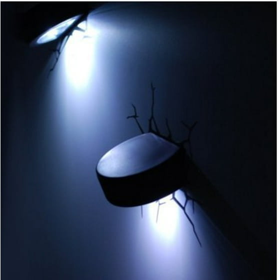 3d Wall Art Kids Nightlight Hockey Puck Com