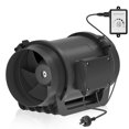thumbnail image 1 of Ventilador de conducto en línea Hon&Guan de 8 pulgadas 760 CFM con Controlador de Velocidad, 1 of 7