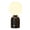 Sand black, variant on Yihuala Modern Bedroom Table Light Ball Shape Bedroom Reading Lamp for And Home Decoration Stepless Dimming Night Light
