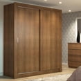 thumbnail image 2 of Ropero Closet Madesa Dallas 2 Puertas Corredizas 2 Cajones Marrón, 2 of 5