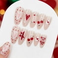thumbnail image 3 of Uñas postizas press on GJJBQTT San Valentín 24 piezas corazón rojo, 3 of 7