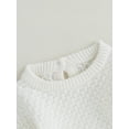 thumbnail image 5 of Arvbitana Infant Baby Boys Girls Knitted Sweater Rompers Long Sleeve Solid Color Jumpsuit Newborn Casual Clothes 3M 6M 12M 18M 24M, 5 of 8