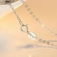 thumbnail image 3 of Real Solid 925 Sterling Silver Anchor Cable Chain Rolo Necklace 1.3Mm N1, 3 of 6