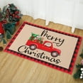 thumbnail image 2 of Felpudo navideño, alfombra de Papá Noel, decoraciones navideñas para el hogar 2023, regalos de Navidad, feliz año nuevo 2024, 2 of 5