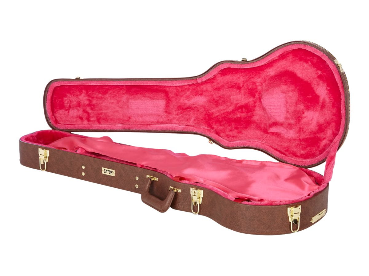 Gibson Les Paul Guitar Deluxe Wood Case, Brown