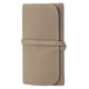 thumbnail image 4 of Estuche organizador de joyas para pendientes, portátil, de poliuretano, antienredos, práctico y enrollable. Gris, 4 of 9