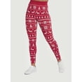 thumbnail image 2 of Under Control Women’s Adult Fair Isle Thermal Leggings (3 Pack) Leggings, 2 of 4