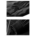 thumbnail image 6 of Ceisia Men's Bomber Jacket Ribbed Collar Full Zip Long Sleeve Casual Lightweight Flight Jacket With Arm Pocket Black XXXXL Gift, 6 of 9