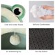 thumbnail image 4 of Cama Jiupety con forma de iglú de terciopelo, diseño de rana verde, para gato y perro, 4 of 6