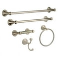 thumbnail image 4 of Delta Crestfield 24 in. Wall Mounted Towel Bar in Brushed Nickel, 4 of 4