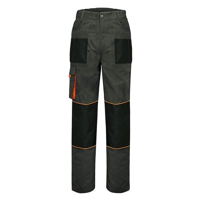Sentmoon Cargo Pants Men Sweat Pants Men Lightweight and Warm Men's Solid Color Workwear with Multiple Pockets Workwear Pants for Travel and Lightweight Packing L