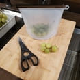 thumbnail image 6 of 7Penn Silicone Food Storage Bag 1000mL - 2pk Clear 8 x 6.25in Reusable Food Bags, 6 of 7