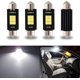 thumbnail image 1 of Paquete de 4 bombillas LED 211-2 212-2 578 Festoon de 1,61" y 41 mm, extremadamente brillantes y sin errores, para luces de mapa interiores y luces de cortesía de matrícula, color blanco xenón., 1 of 4