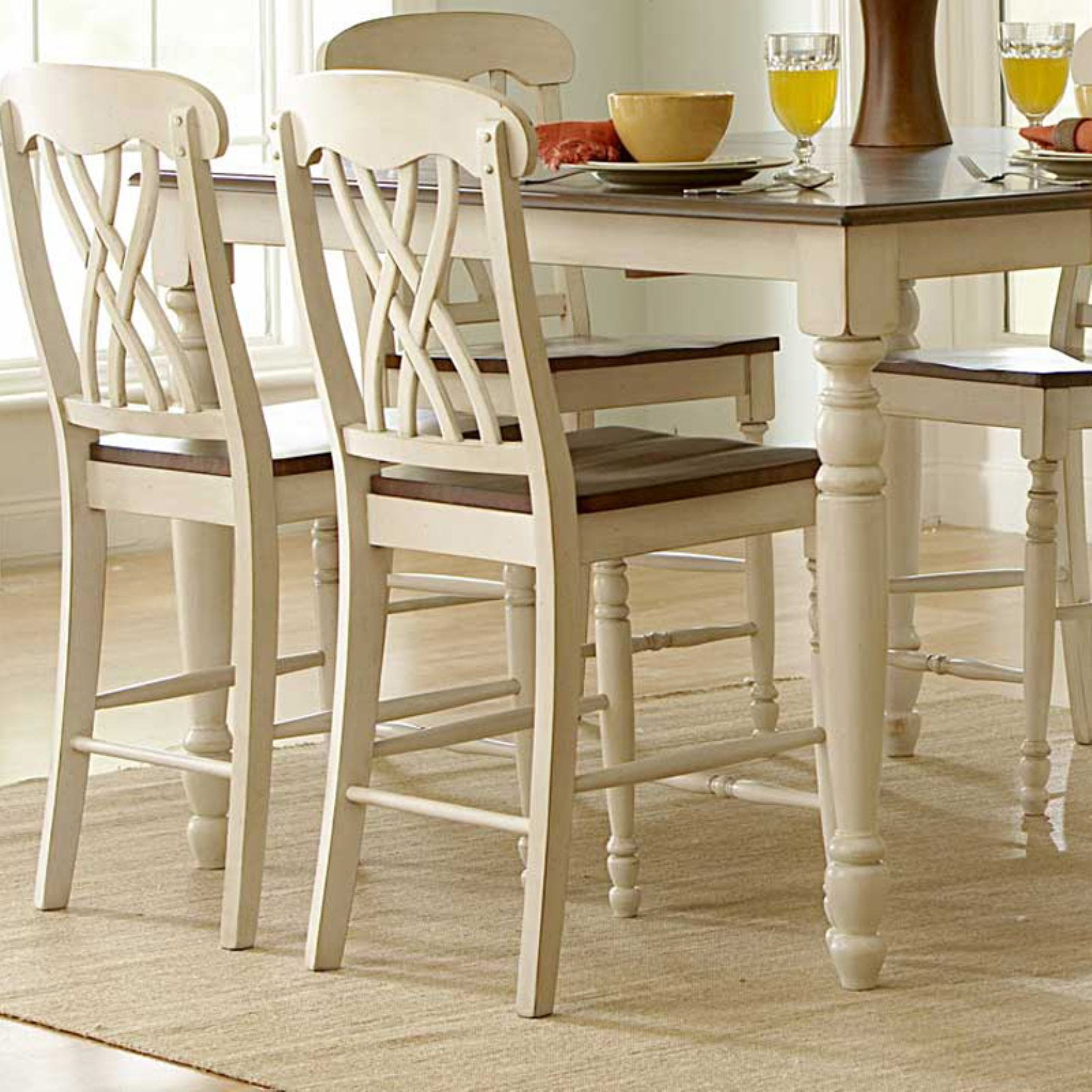 Weston Home Ohana Counter Height Dining Side Chair Set of 2