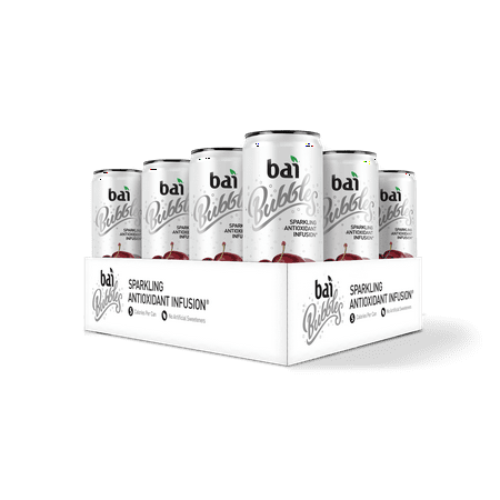 Bai Bubbles Antioxidant Infused Beverage, Bolivia Black Cherry, 11.5 Fl Oz, 12