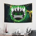 thumbnail image 2 of Demon Geometry Dash Game Tapestry 60*40 Inch Decor Wall Hanging Art Tapestries Mural Banner For Bedroom Livingroom Dormitory, 2 of 9