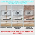 thumbnail image 4 of Base Soportes De Pantalla Pared Tv 14 A 55 Pulgadas Soporta Max 50kg Soporte De Tv Universal Compatible Soporte Universal Mural Para Televisión Monitor Inclinable Y Ajustable Color Negro, 4 of 6