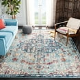 thumbnail image 3 of SAFAVIEH Madison Joandra Southwestern Area Rug, Navy/Light Blue, 12' x 15', 3 of 9