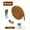 Brown, variant on GYTY 3Pairs Elastic No-Tie Shoelaces, Lazy Metal Lock Laces For Women & Men