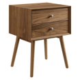 thumbnail image 1 of Mesa de Noche Modway Ember Madera Nogal 38x46x61 cm USB, 1 of 9