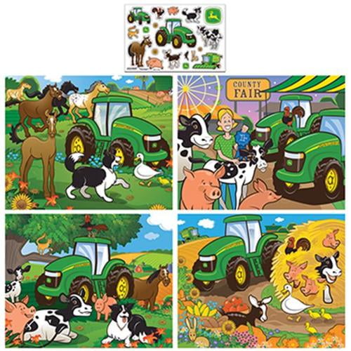MasterPieces John Deere 4-Pack Multipack 100 Piece Puzzles ...