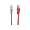 thumbnail image 1 of Black Box Slim-Net - Patch cable - RJ-45 (M) to RJ-45 (M) - 7 ft - UTP - CAT 6 - booted, molded, stranded - red, 1 of 4