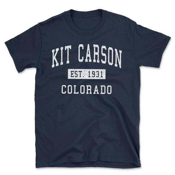 Kit Carson Colorado Classic Established Men's Cotton T-Shirt