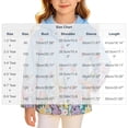 thumbnail image 3 of Nugftut Girls Jacket Hooded Print Lightweight Windproof Zip-Up Coat for Kids Size 8-9, 3 of 8