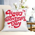 thumbnail image 3 of Happy Valentine's Day Throw Pillow Cover, 3 of 5