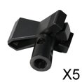 thumbnail image 1 of Adaptador de Abrazadera de micrófono negro 5x Baoblaze para micrófono condensador de escritorio 5 piezas, 1 of 6