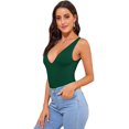 thumbnail image 4 of Women's Spaghetti Strap Knot Back Crop Top Wrap Cami Top, 4 of 5