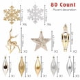 thumbnail image 4 of Every Day is Christmas Deluxe 80 Piece Set of Shatterproof Ornaments, Full Tree Ornament Set, Christmas Balls and Decorations (Multi-Color), 4 of 6