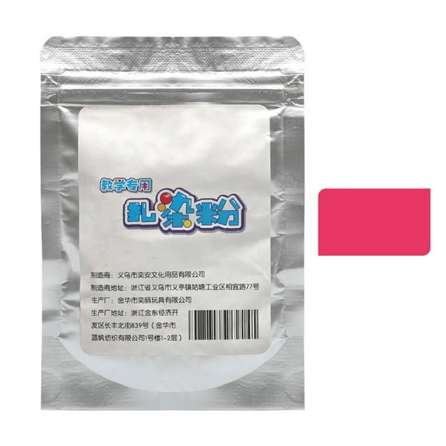 Trayknick 25g Tie Dye Fabric Powder Pigment Paint Color Crafts DIY Decorating Material Pink