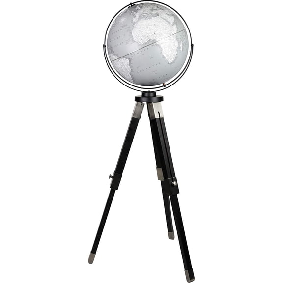 Willston Gray Floor Globe