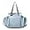 Blue, variant on Transformable Cradle Bag Travel Storage Bag, Travel Duffel Bag Carry On Weekender Bag Gym Bag for Women, Large Foldable Waterproof Backpack Everything Tote Bag for Travel Shopping (Gray)