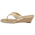 thumbnail image 2 of Lilly Pulitzer Mckim Wedge Gold Metallic, 2 of 6